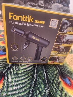 FANTTIK K200 Flip Cordless Portable Washer - Black
